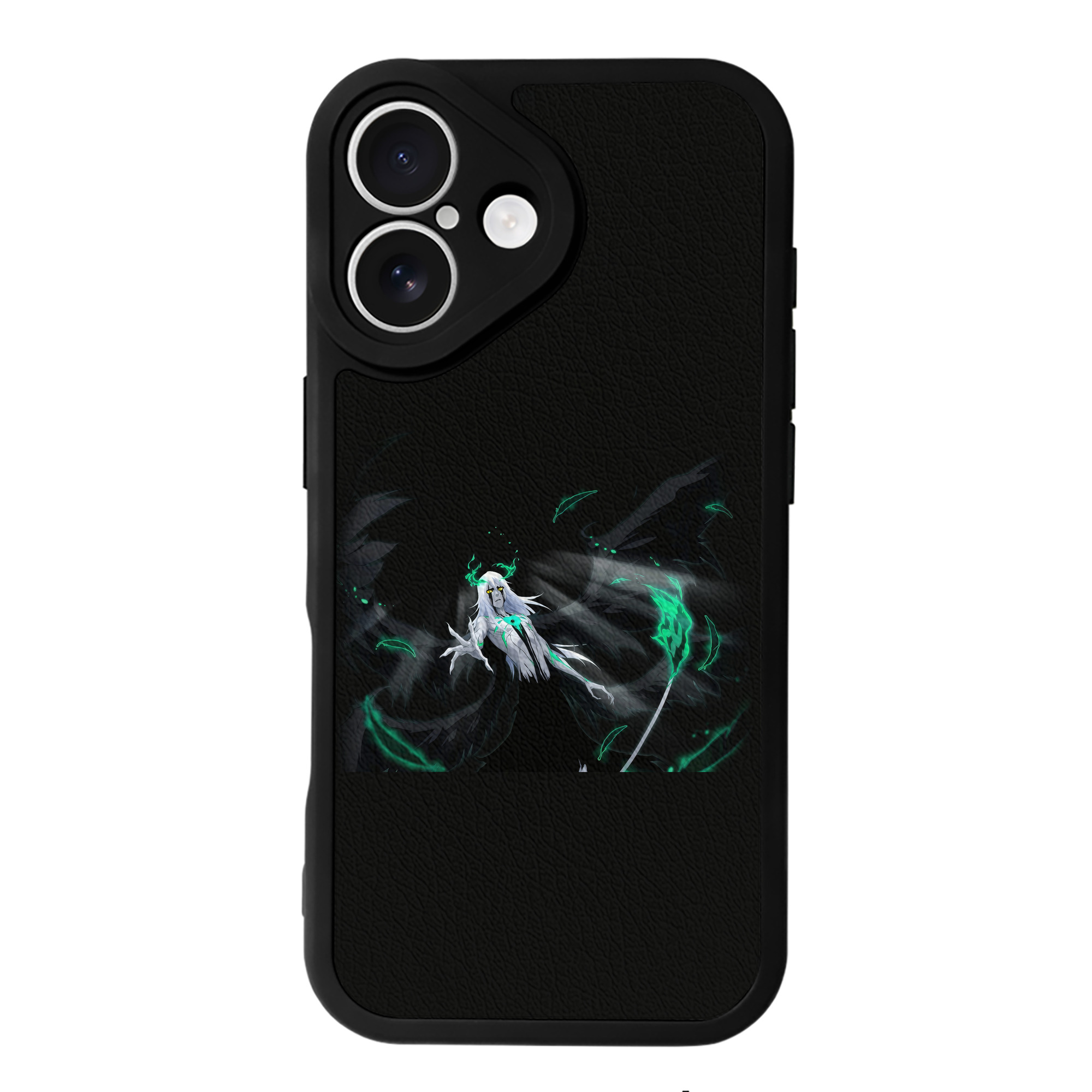 （画像用） ブリーチ ウルキオラ·シファー BLEACH Ulquiorra cifer 【iPhone 16シリーズ対応】シリコンスマホケース（レザー調） 材質：シリコン